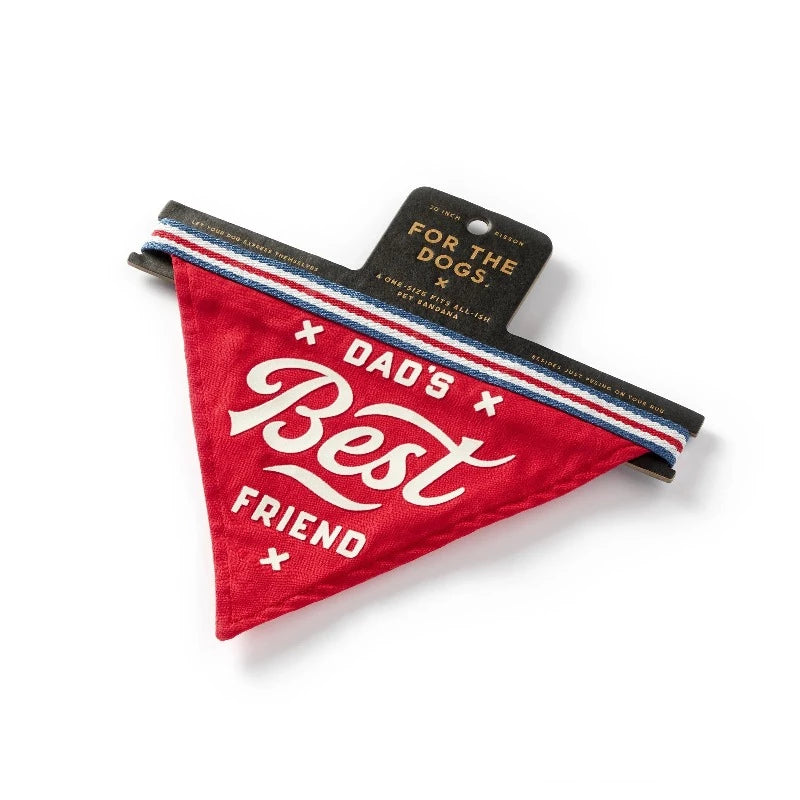 Dad's Best Friend Dog Bandana