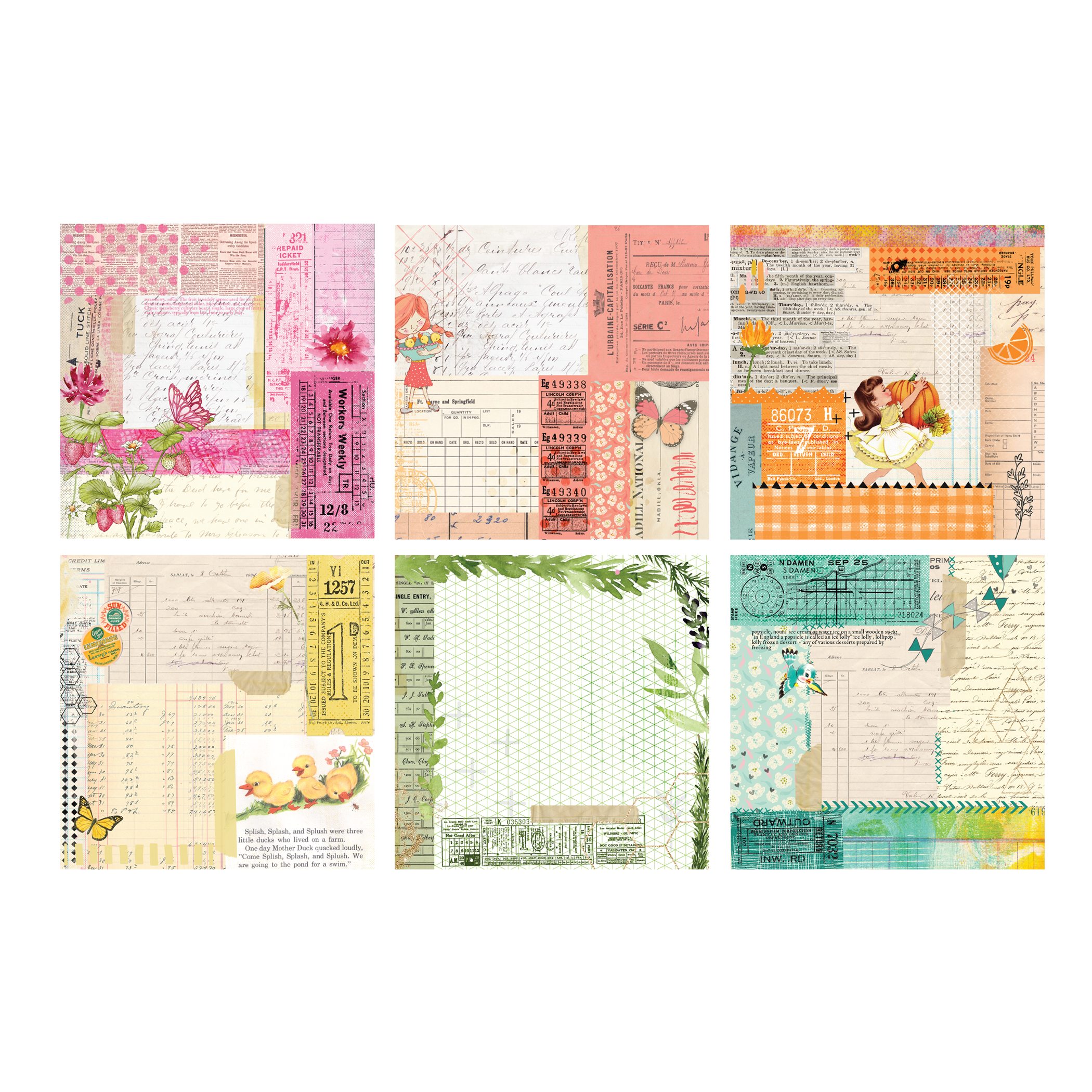 Sun Kissed Ledger 12x12 Paper Pack