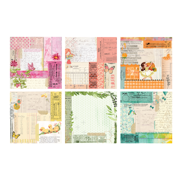 Sun Kissed Ledger 12x12 Paper Pack
