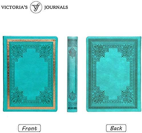 Teal Antiqued Vegan Leather Journal