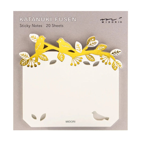 Midori Die Cut + Gold Foil Sticky Notes