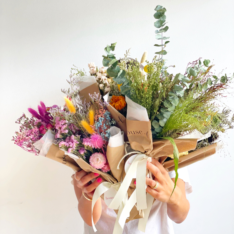 Chic Dried Flower Bouquet