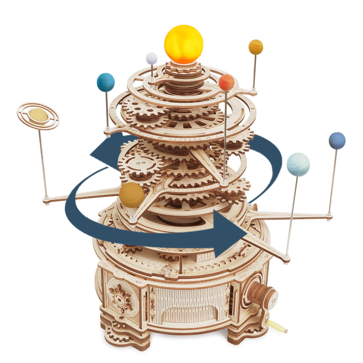 Orrery Mechanical Wooden Puzzle