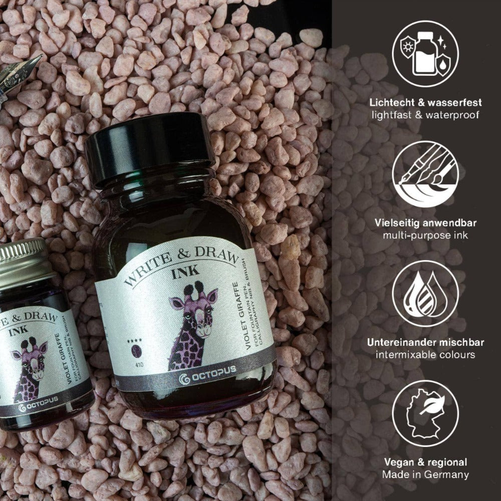 Violet Giraffe Fountain Pen Ink