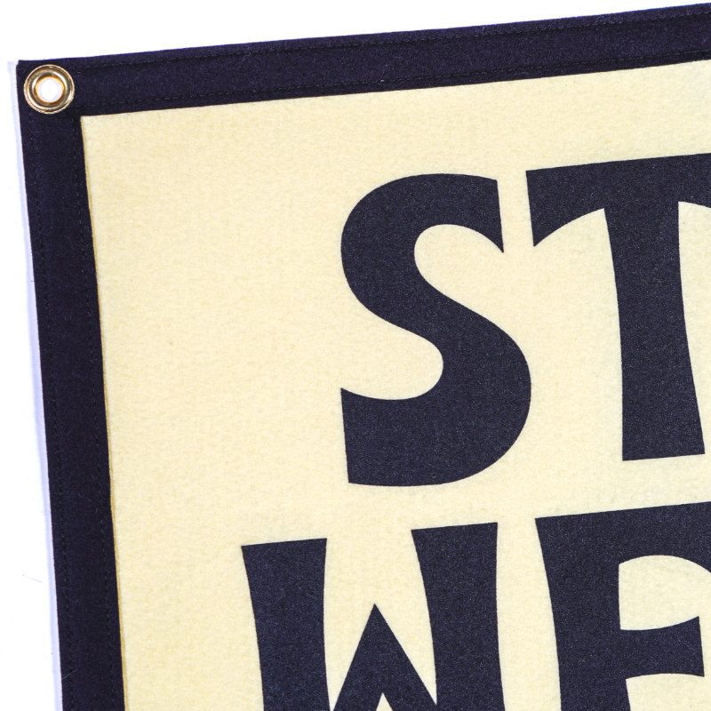 Stay Weird Camp Flag