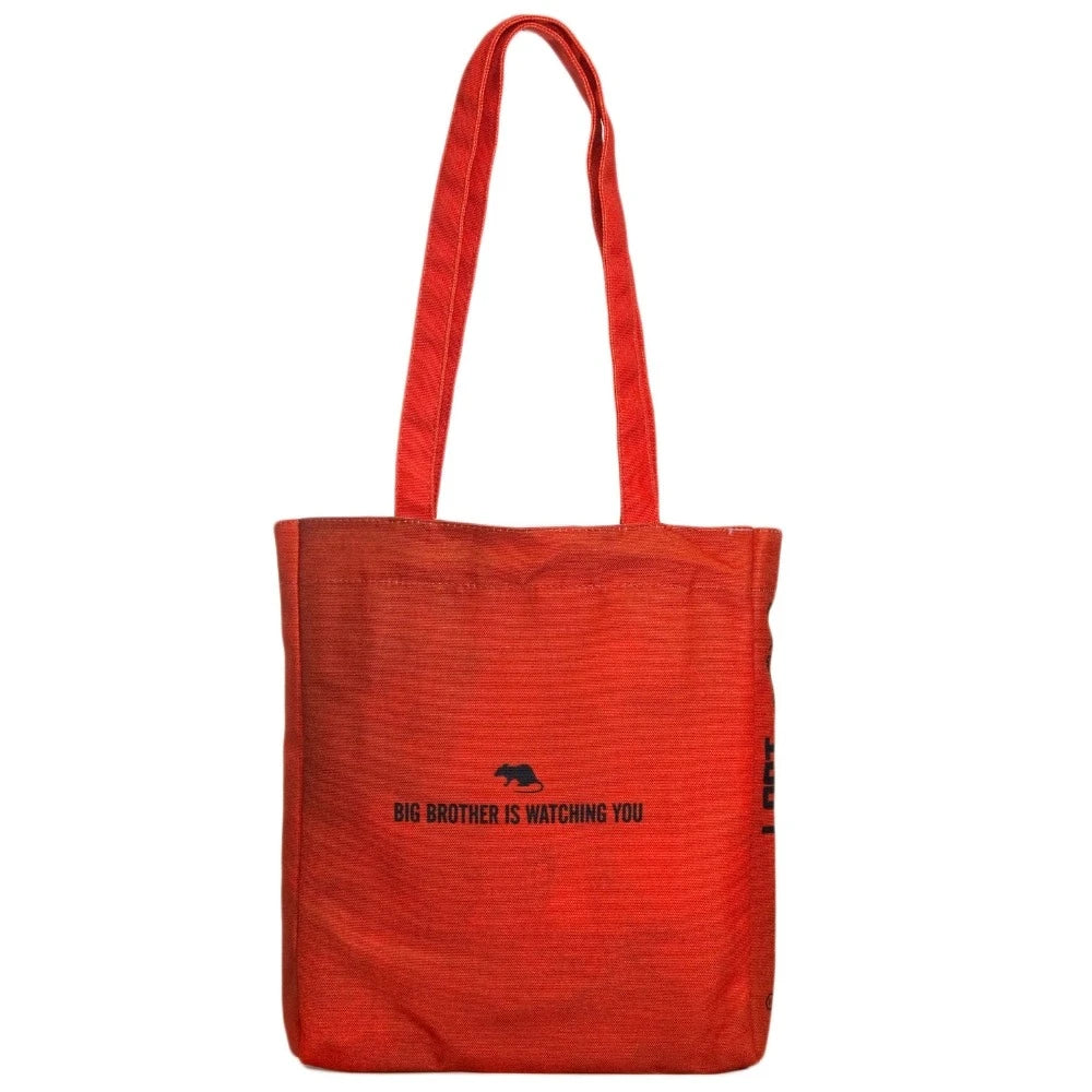 Orwell's 1984 Book Art Tote Bag