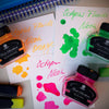 Neon Highlighter Pink Pigmented Fountain Pen Ink