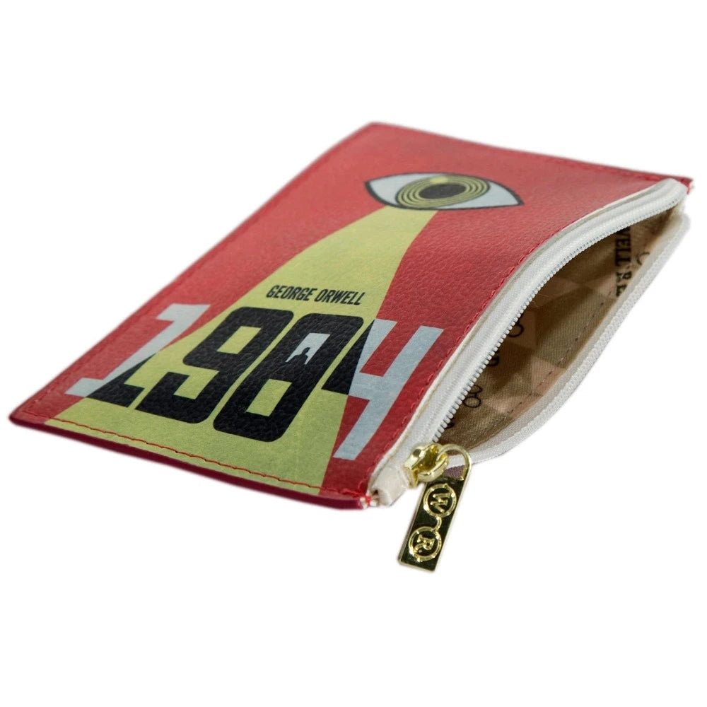Orwell's 1984 Book Art Coin Purse
