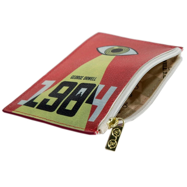 Orwell's 1984 Book Art Coin Purse