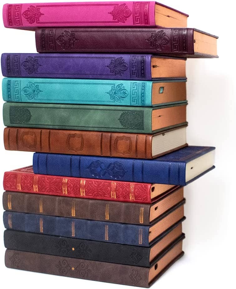 Navy Vintage Style Diary Vegan Leather (Navy)