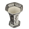 Patrimoine Spode | Vase hexagonal de 10,5 po {Floral}