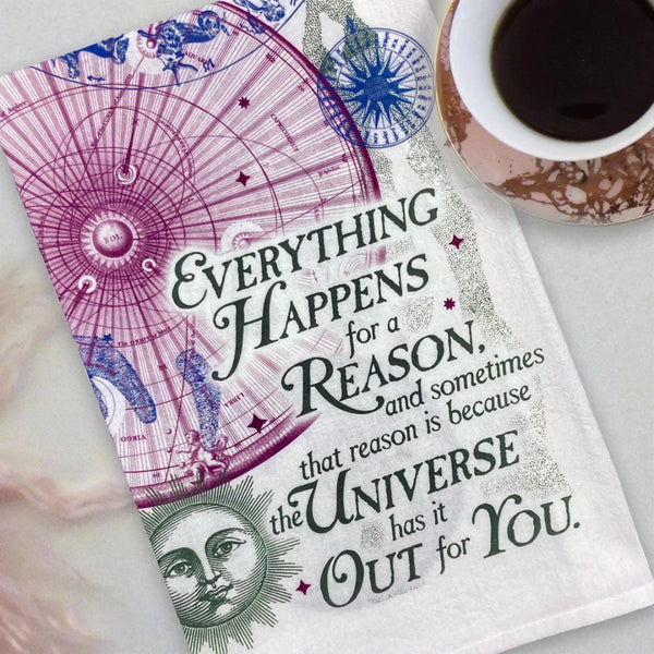 The Universe Has It Out For You Dish Towel