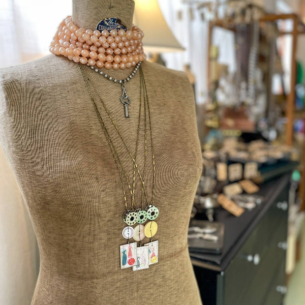 Vintage Sewing Pattern Necklace