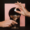Cubes de champagne et de cocktail à la lavande et au citron