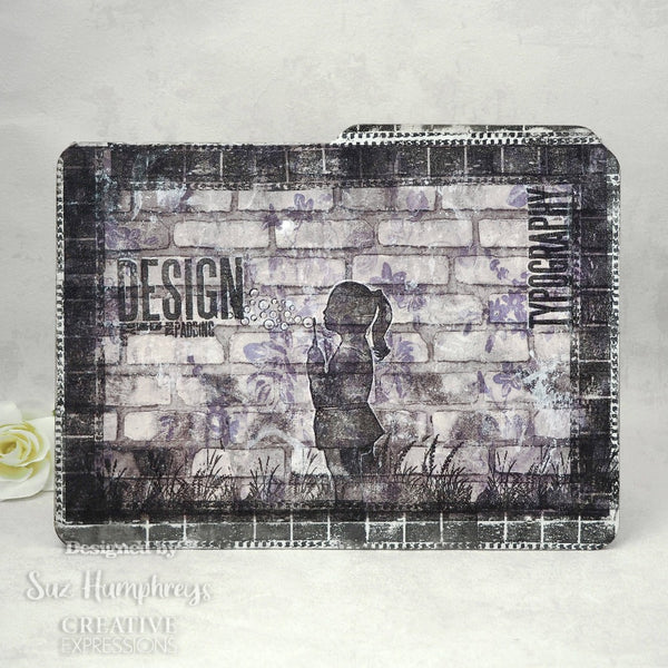 Strike The Pose Rubber Stamp | Andy Skinner