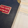 Original 1850s Blank French Ledger Pages Bundles Set/5