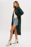 Flannel Plaid Longline Duster/Shacket