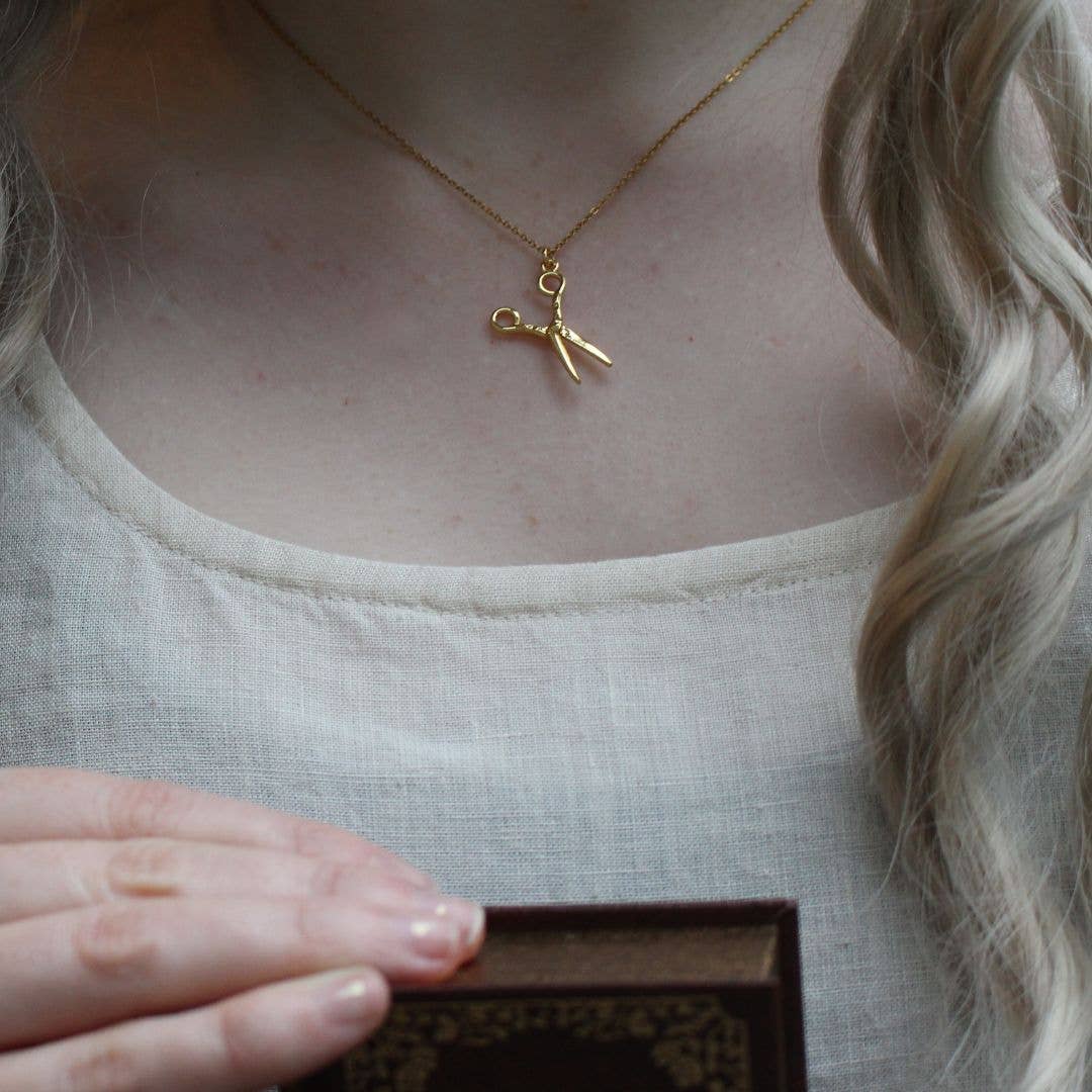 Little Women Scissors Pendant Necklace