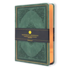 Dark Moss Renaissance Vegan Leather Journal Vegan Leather