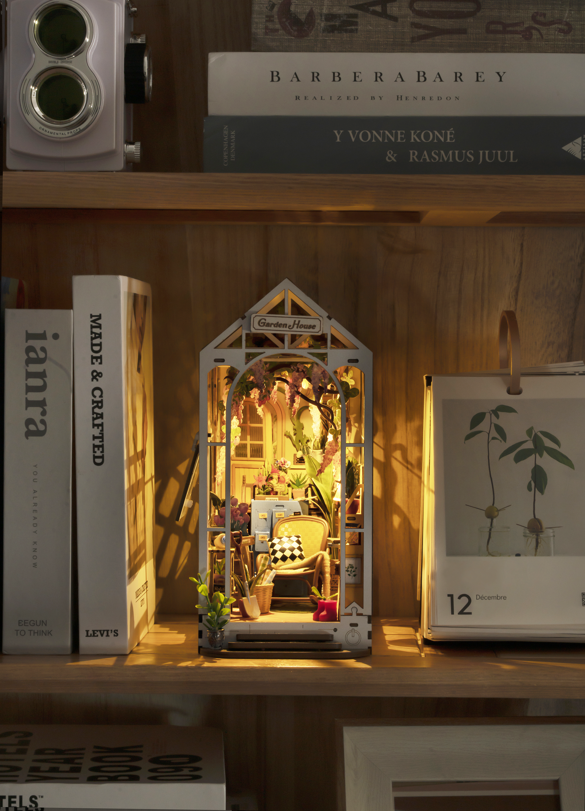 Garden House Book Nook Diorama Kit