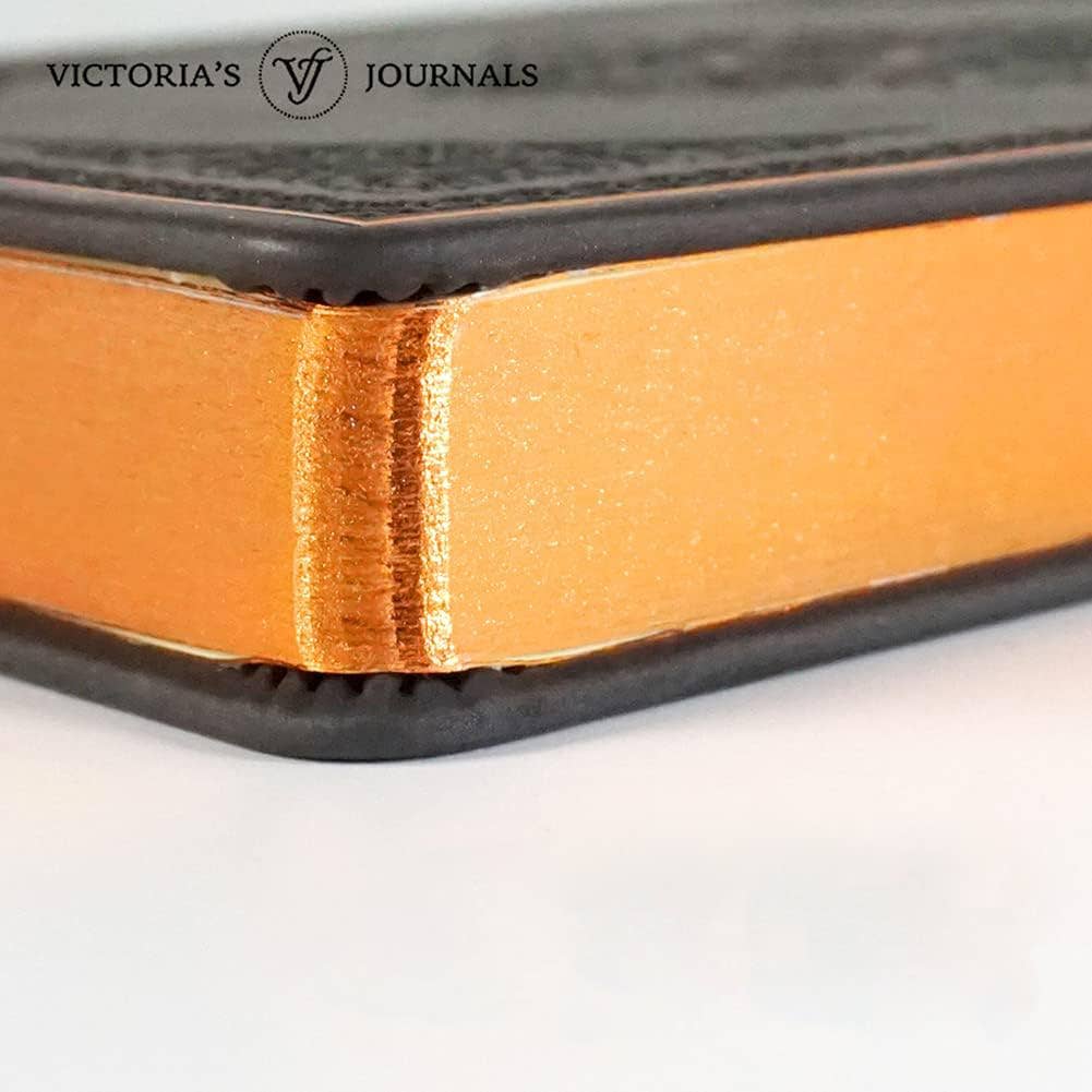 Black Vintage Classic Vegan Leather Journal