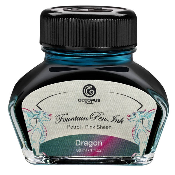 Dragon Petrol Sheening Fountain Pen Ink