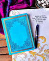 Teal Antiqued Vegan Leather Journal