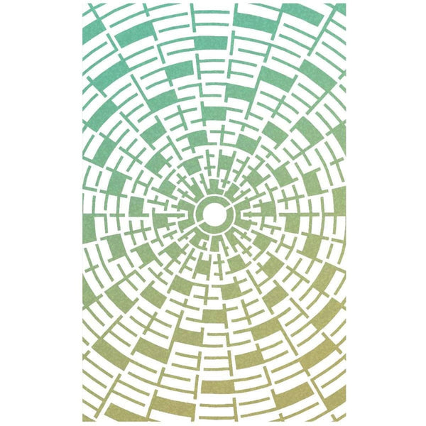 Concentric 5x8 Stencil | Bad Girls