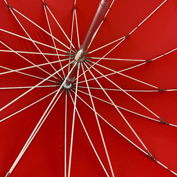 Red Heart Shaped Umbrella