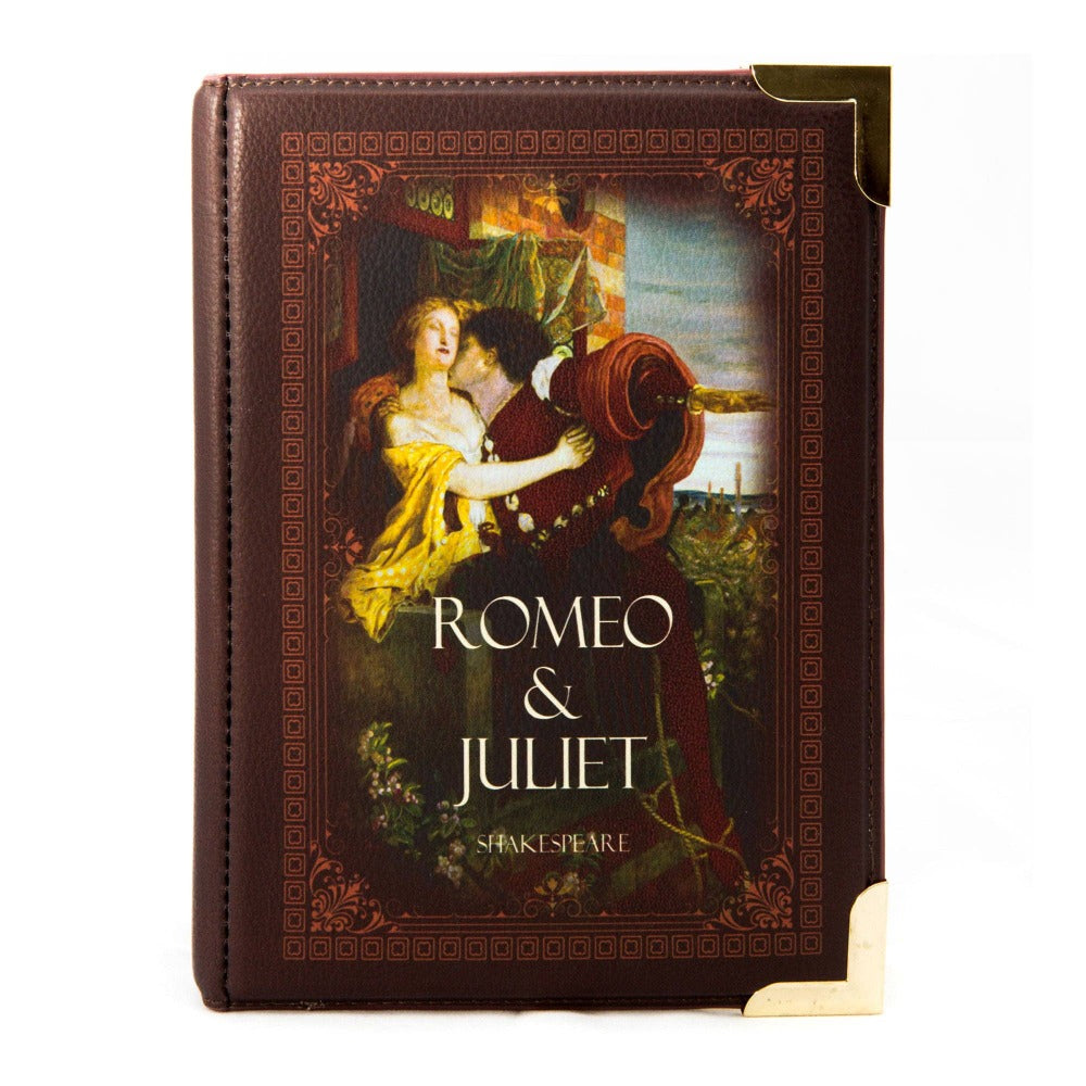 Romeo and Juliet Kiss Book Art Handbag