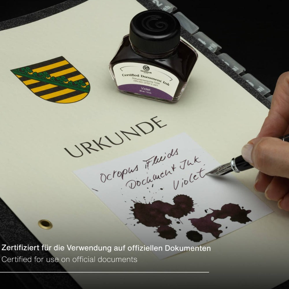 Violet Certified Document Ink