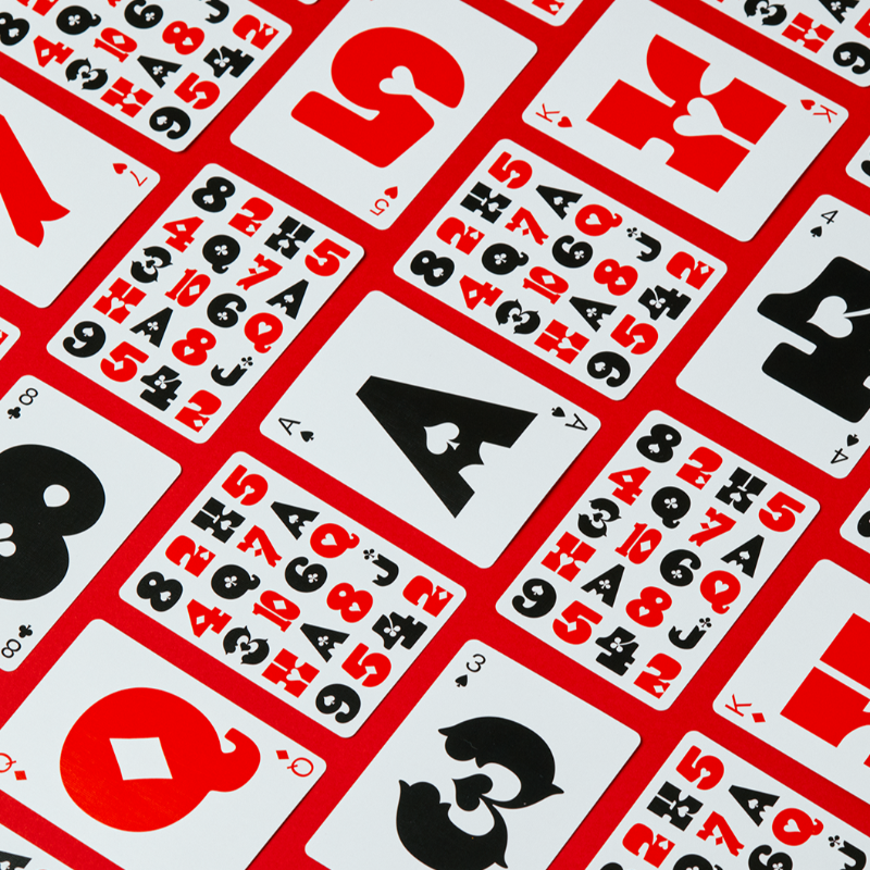 Just Type Playing Cards