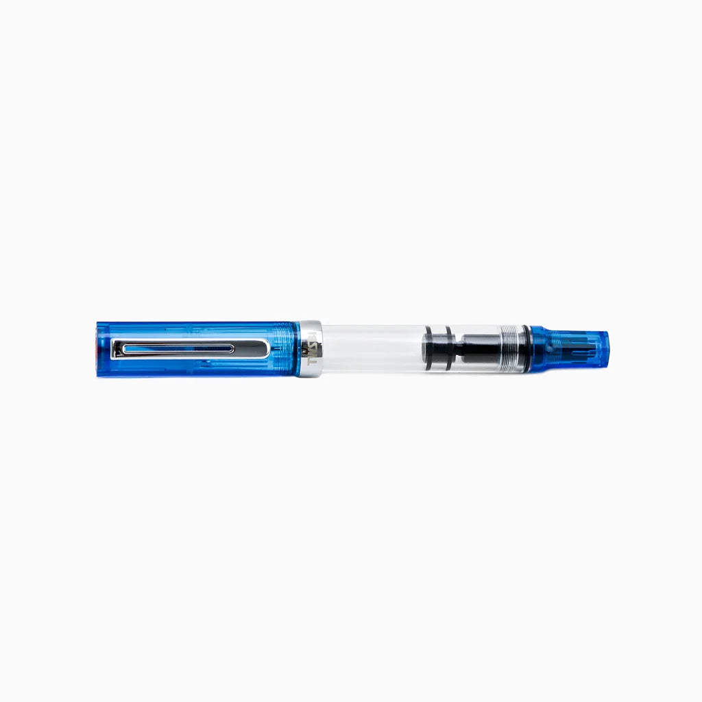 {back soon!} Transparent Blue Eco Fountain Pen