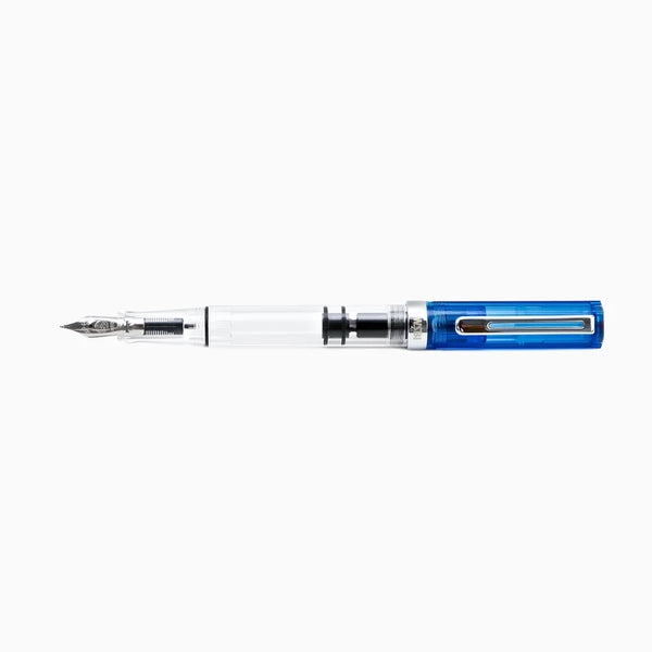 {back soon!} Transparent Blue Eco Fountain Pen