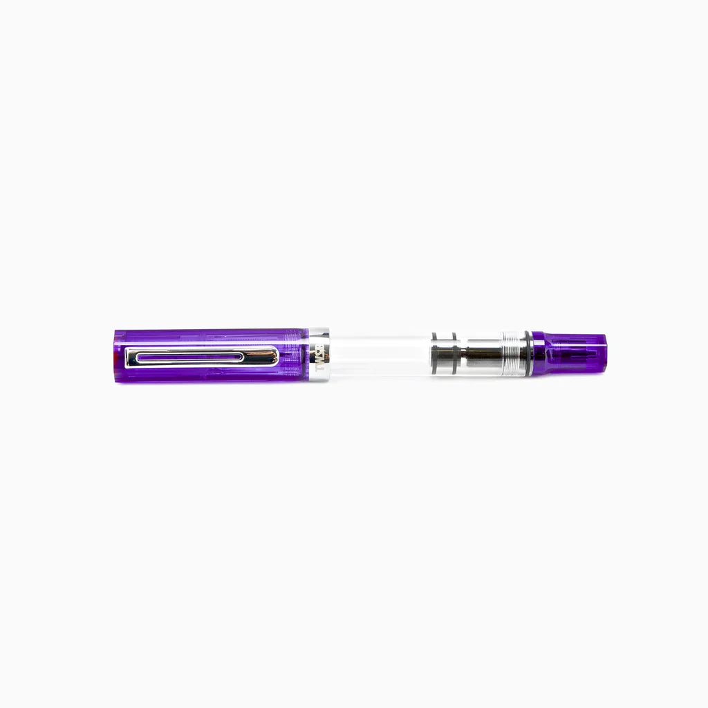 {back soon!} Transparent Purple Eco Fountain Pen
