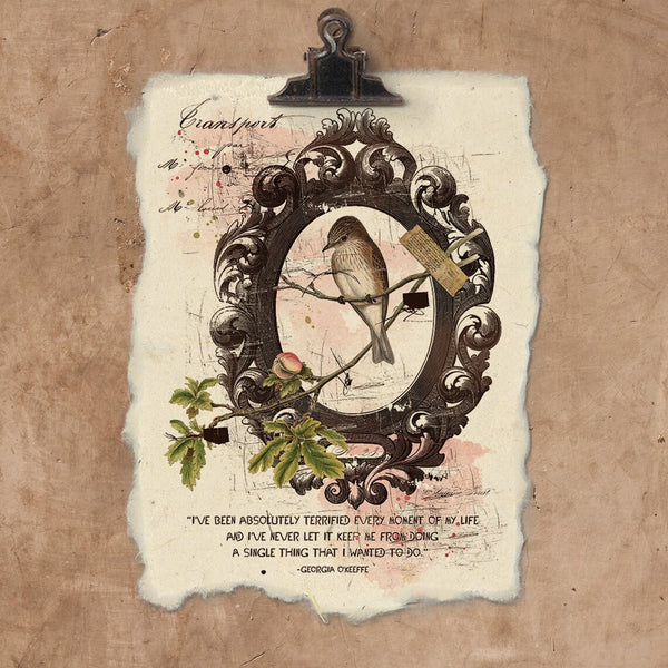 Absolument terrifié | Impression d’art sur papier fait main {12x16}