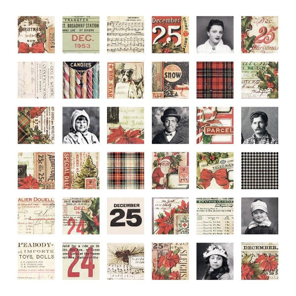 Tuiles de collage {Noël 2022} | idée-ologie