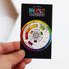 Color Wheel Interactive Enamel Pin