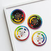 Color Wheel Interactive Enamel Pin