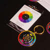 Color Wheel Interactive Enamel Keychain