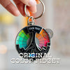 Color Fidget© Interactive Spinner Pin, Keychain, or Magnet