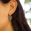 Always Wandering Never Unfaithful Wax Seal Earrings