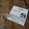 Elephant Strength Wax Seal Earrings