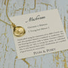 Mushroom Wax Seal Pendant