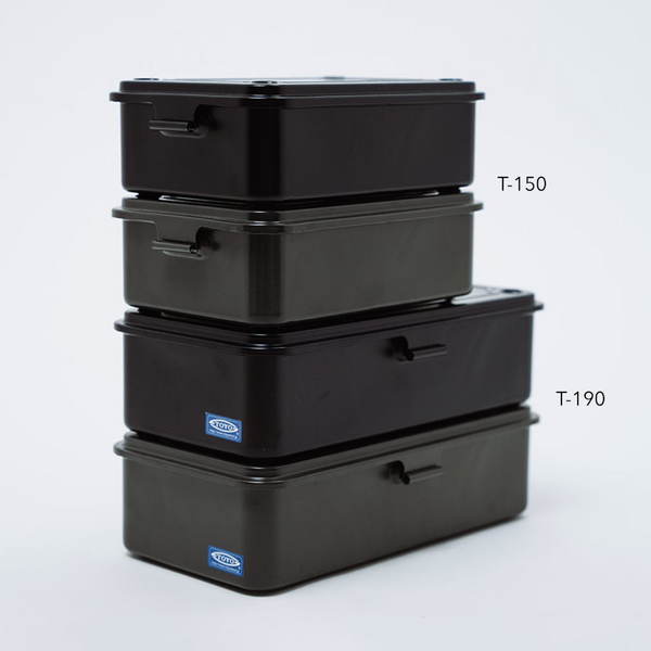 Black T-150 Steel Stackable Storage Box