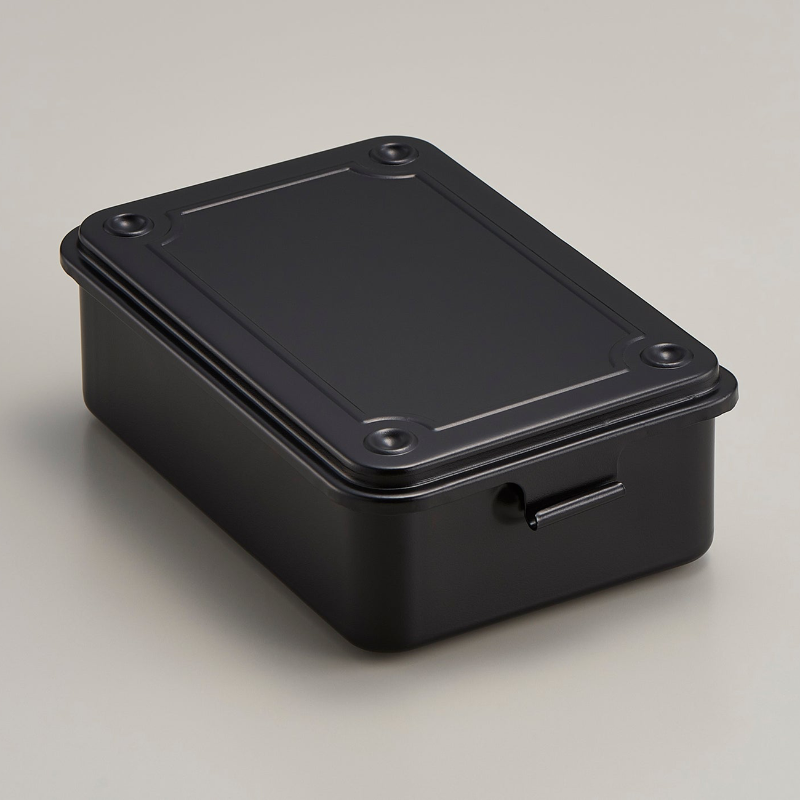 Black T-150 Steel Stackable Storage Box