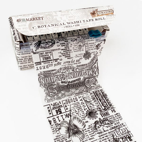 Botanical 4" Washi Tape Roll | Curators