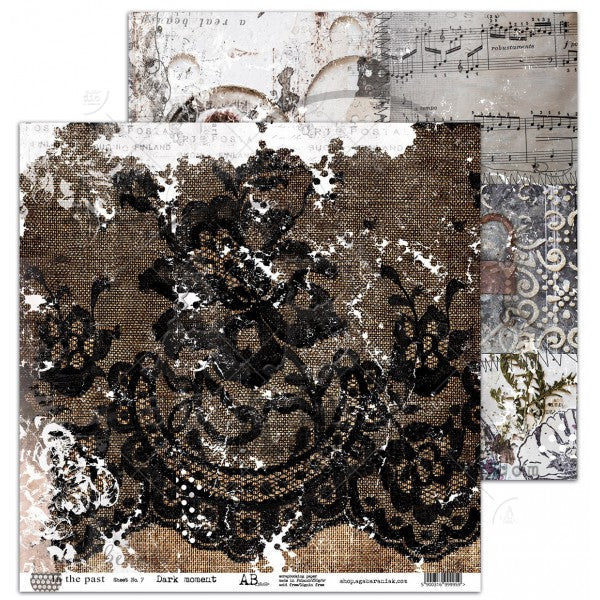 Dans le passé 12x12 Collection de papier scrapbooking