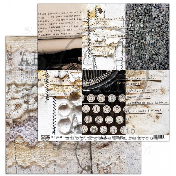 Dans le passé 12x12 Collection de papier scrapbooking
