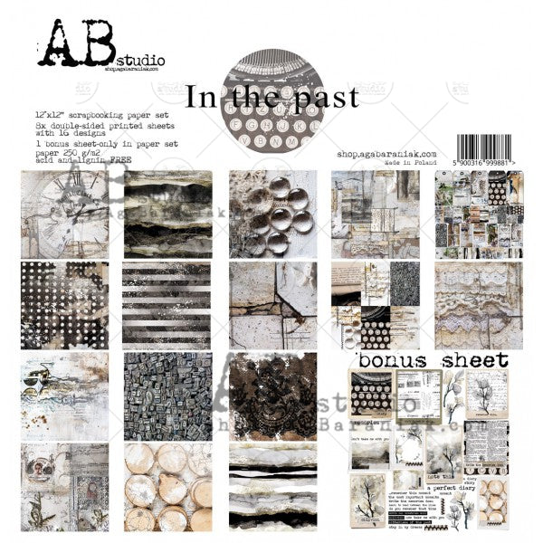 Dans le passé 12x12 Collection de papier scrapbooking